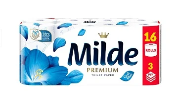 Hartie igienica Milde Cool Blue 3 straturi 16 role